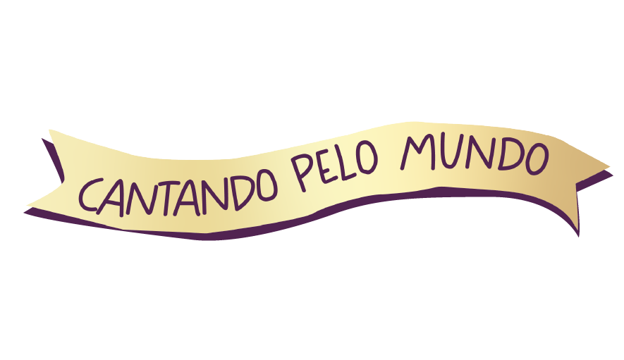 Logo Cantando Pelo Mundo - Zoomoo Kids